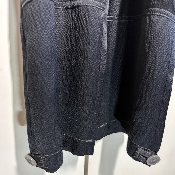 Beautiful black silk NO 6 STORE size 0 belted jumpsuit. - Picture 2 of 15